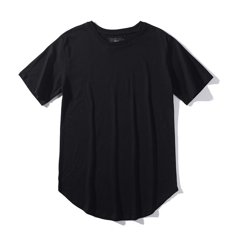 New streetwear Men Extended kanye West T-shirt