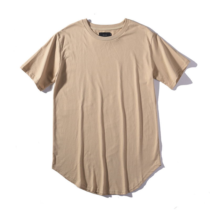 New streetwear Men Extended kanye West T-shirt