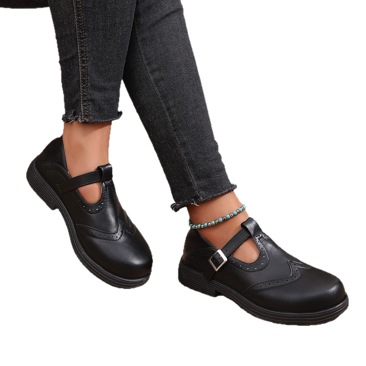 Thong Sandals Chunky-heeled Shoes Lightweight And Comfortable Footwear