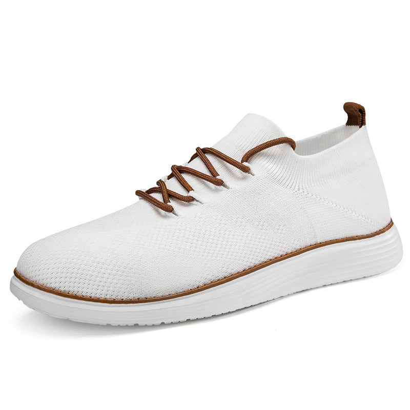 Lightweight Lace-up Casual Mens Shoes Breathable Footwear